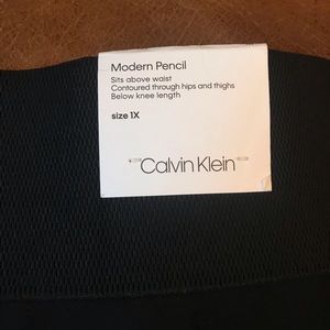 Black Calvin Klein Pencil Skirt